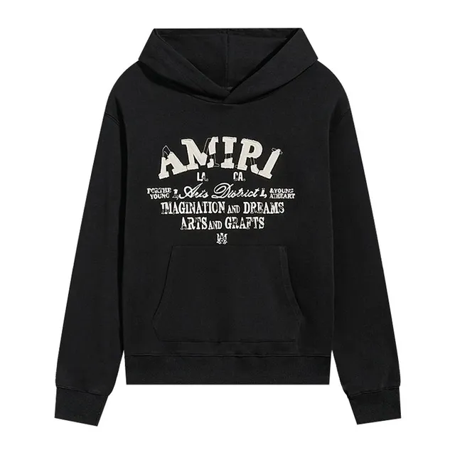 Off-White Hooded Sweatshirt Imagination and Dreams Print