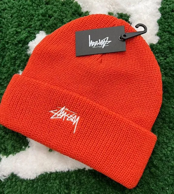 Stüssy Stock Lock Beanie Embroidered Logo