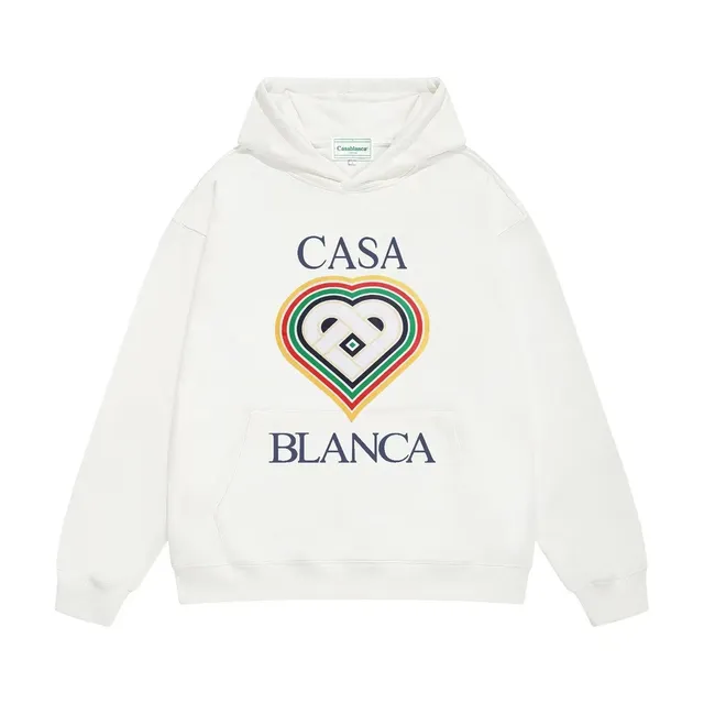 Casablanca Heart Logo Hoodie Casa Blanca Heart