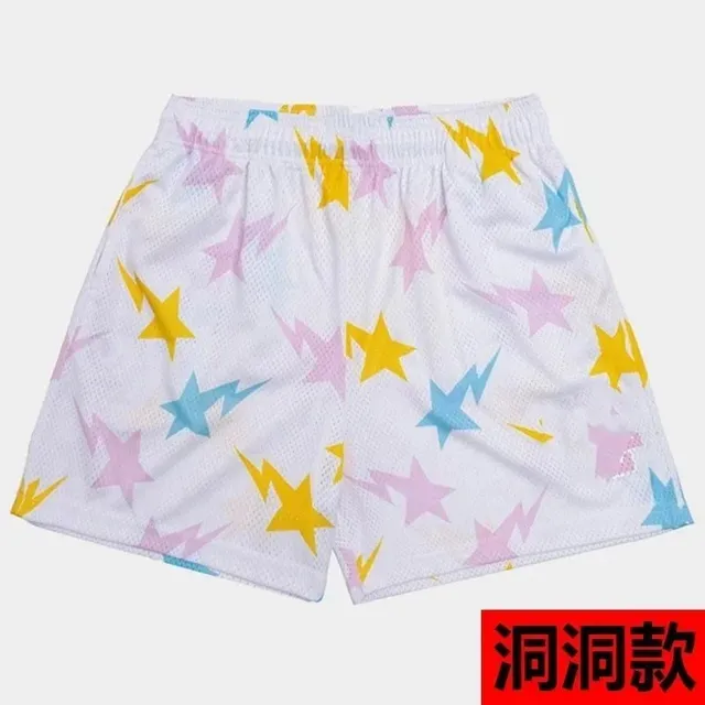 Fragment Design Mesh Shorts Star Print
