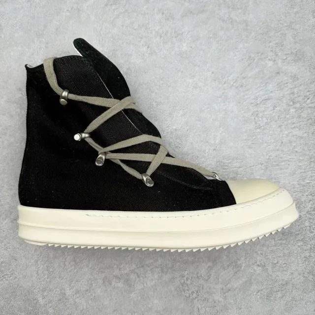 Rick Owens Geobasket High Black/Off-White