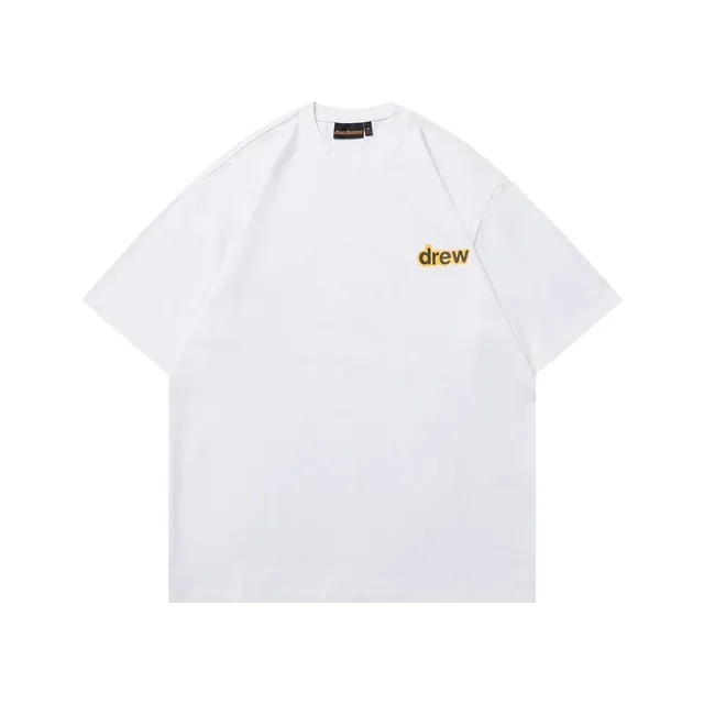Drew House Logo Tee Yellow Outline