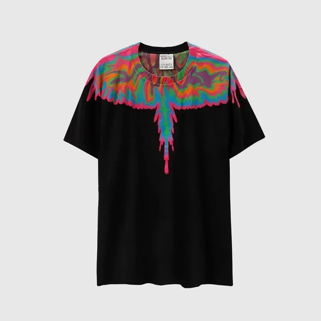 Marcelo Burlon Wings T-Shirt Multicolor Wings Print