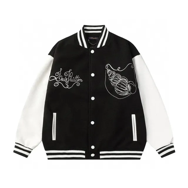 Louis Vuitton Varsity Jacket Embroidered Shell Motif