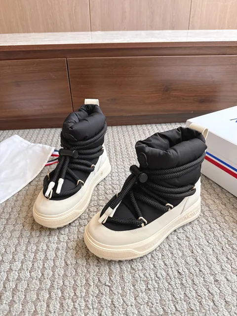Moncler Genius Puffer Boot Black/Beige