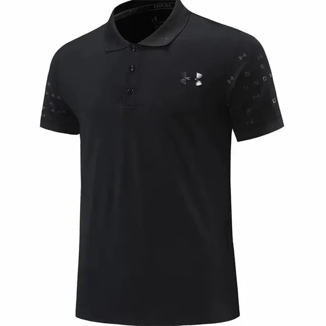 Under Armour Polo Shirt All-Over Logo Print