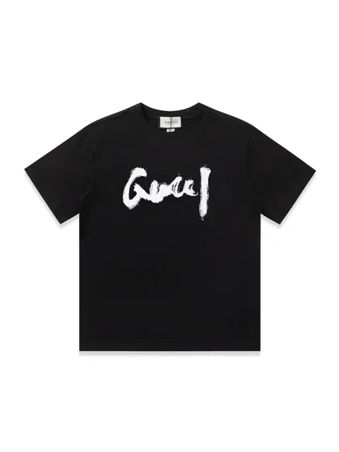 Gucci T-Shirt Brushstroke Logo