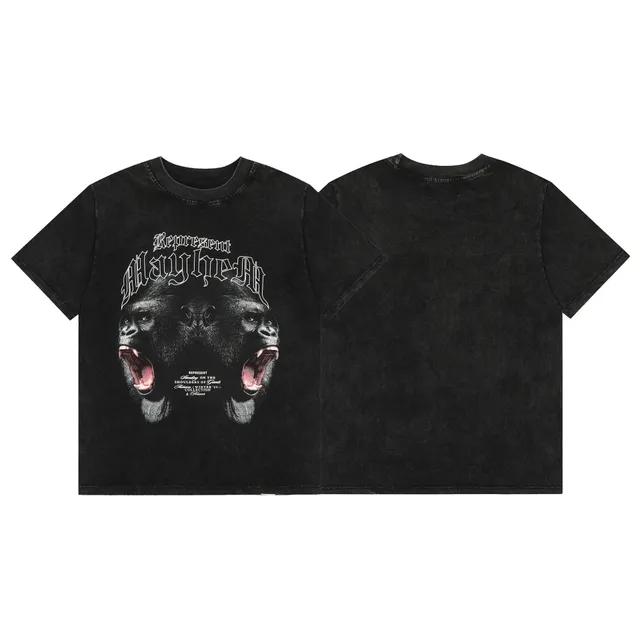 Represent Mayhem Tee Gorilla Print