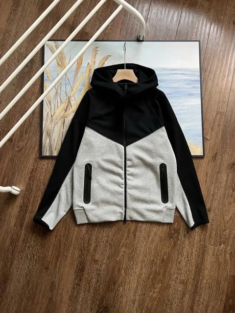 Black and light gray jacket
