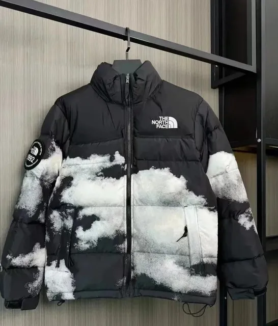 The North Face Nuptse Jacket Cloud Print