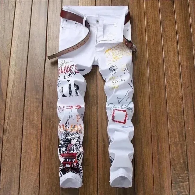 Diesel Graphic Print Jeans