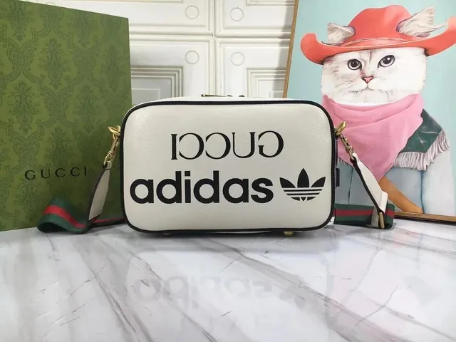 Gucci Crossbody Bag Adidas Logo Print