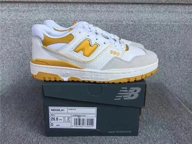New Balance 550 White Yellow