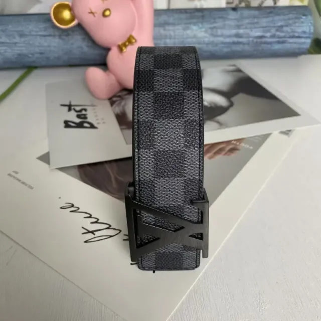 Louis Vuitton Reversible Belt Damier Graphite
