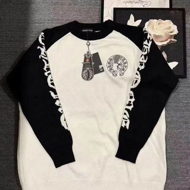 Chrome Hearts Raglan Sweater Cross Logo