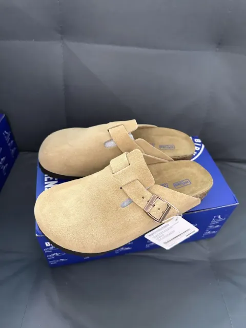 Cowhide suede camel