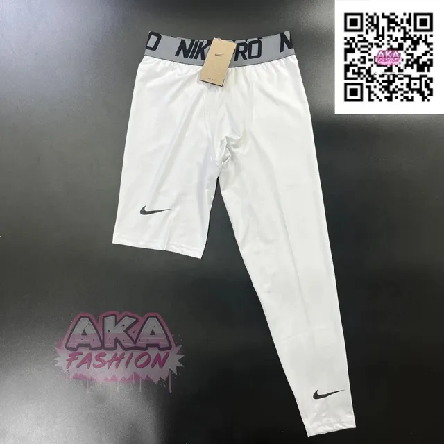 Nike Pro Compression Shorts White