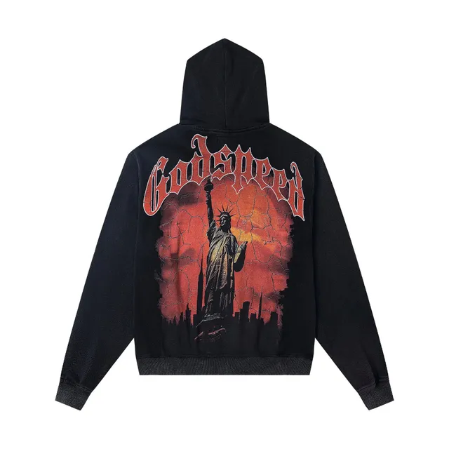 Godspeed hoodies sweatshirts Statue of Liberty Print