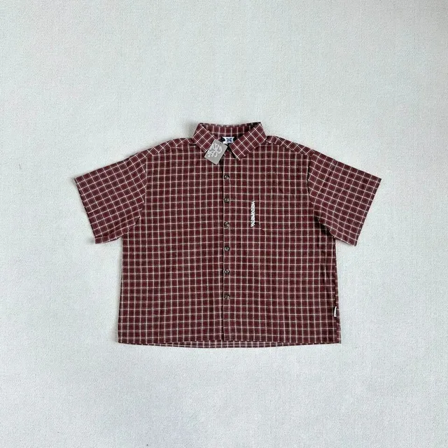Stüssy Short-Sleeve Button-Up Shirt Checkered