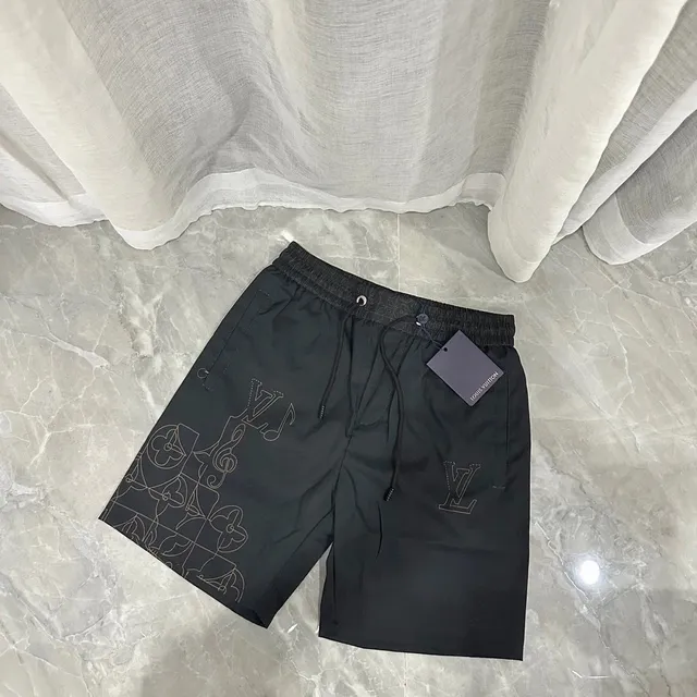 Louis Vuitton LV Monogram Shorts Embroidered Logo