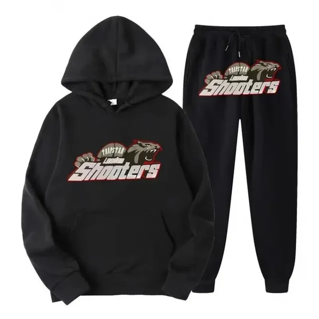 Trapstar Shooters Hoodie and Joggers Set London Shooters Graphic