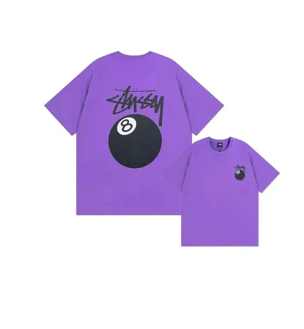 Stüssy 8-Ball Tee Purple
