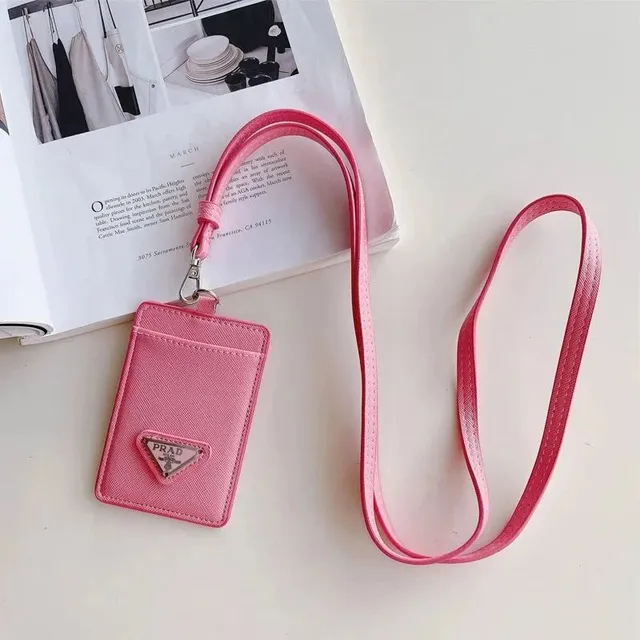 Prada ID Card Holder Saffiano Leather