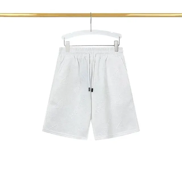 Embroidered Shorts Triangle Motif
