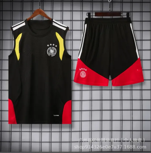 Adidas Germany National Team Training Set Black/Red/Yellow