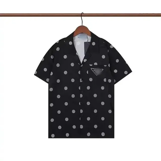 Prada Short-Sleeve Shirt Polka Dot