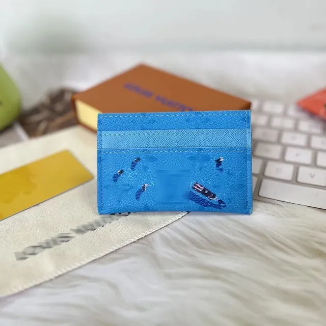 Louis Vuitton Card Holder Monogram Empreinte with Surf Print