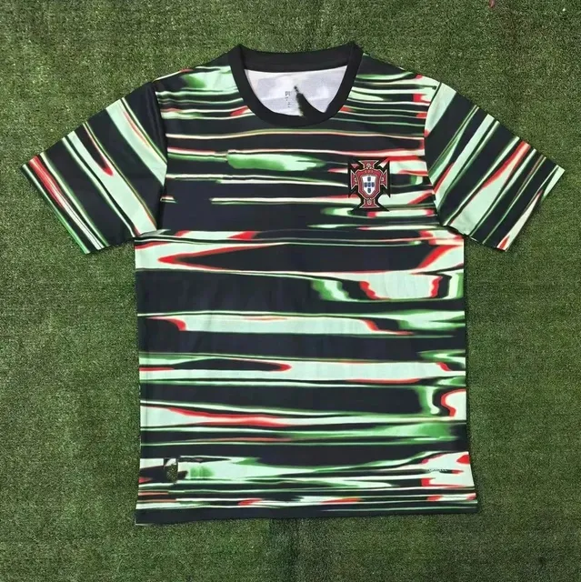 Nike Portugal National Team Jersey Abstract Stripe