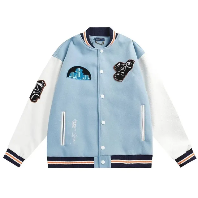 Louis Vuitton Varsity Jacket Cityscape Patch