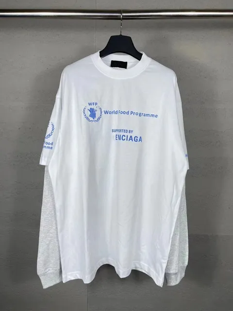 Long-Sleeve Tee WFP x ENCIAGA