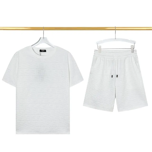 Fendi FF Logo Jacquard Set All-White