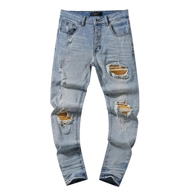 Amiri Distressed Jeans Ripped Knee