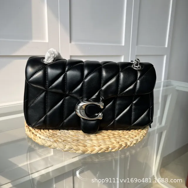 Coach Quilted Shoulder Bag C-Turn Buckle