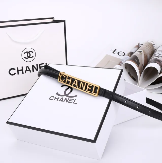 Chanel Logo Belt