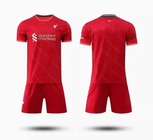 Adidas Liverpool Home Kit Standard Chartered Sponsor