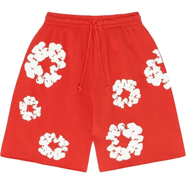 Off-White Printed Sweat Shorts Floral Print