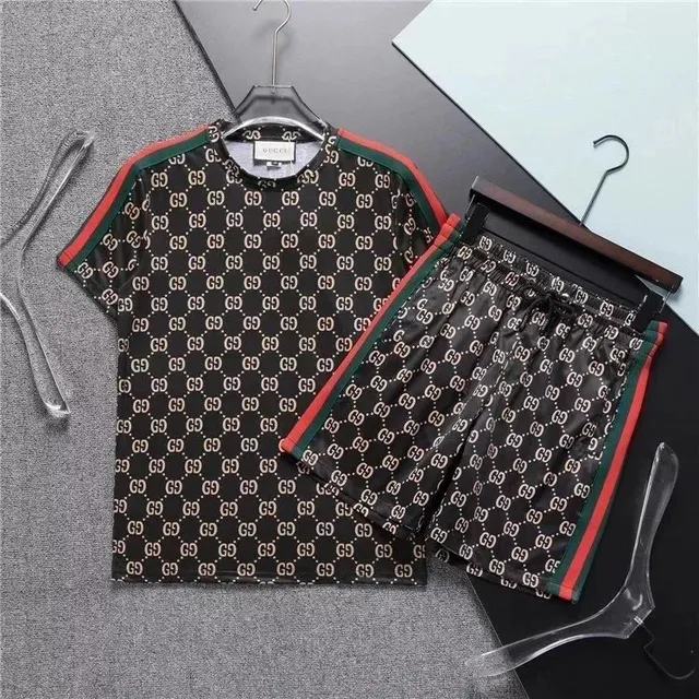 Gucci GG Print Set Web Stripe Trim