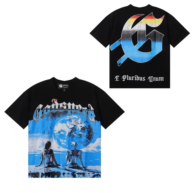 Graphic Tee Godspeed Earth Print