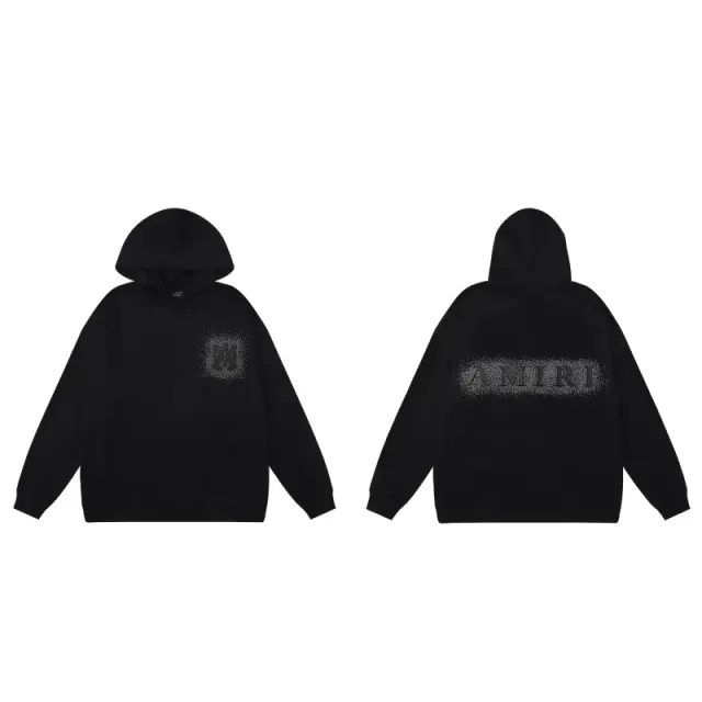 Amiri Hoodie Crystal Logo