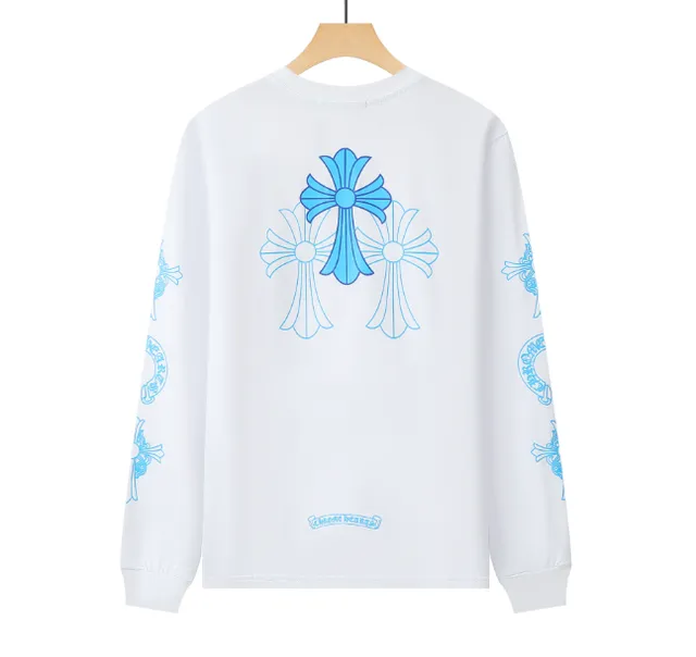 Chrome Hearts Long Sleeve Tee Cross Logo Print