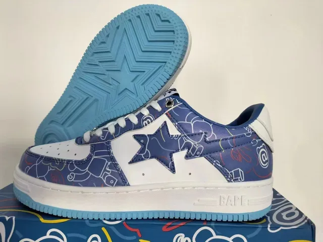 Bape Sta Cartoon Print