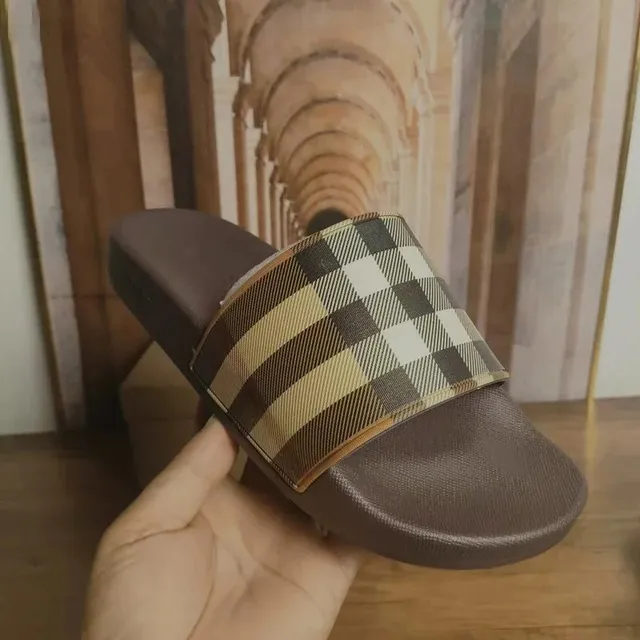 Burberry Check Slide Vintage Check
