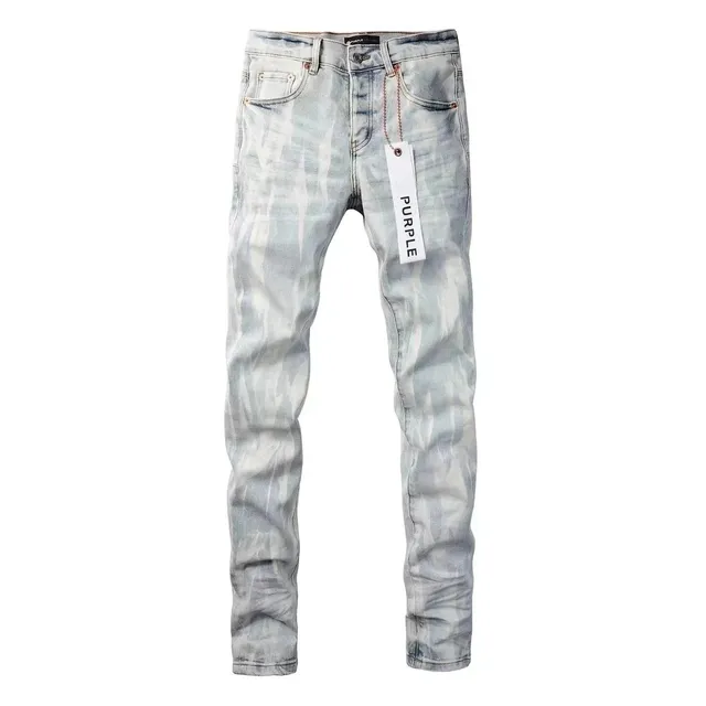 Purple Brand Slim Fit Jeans Acid Wash