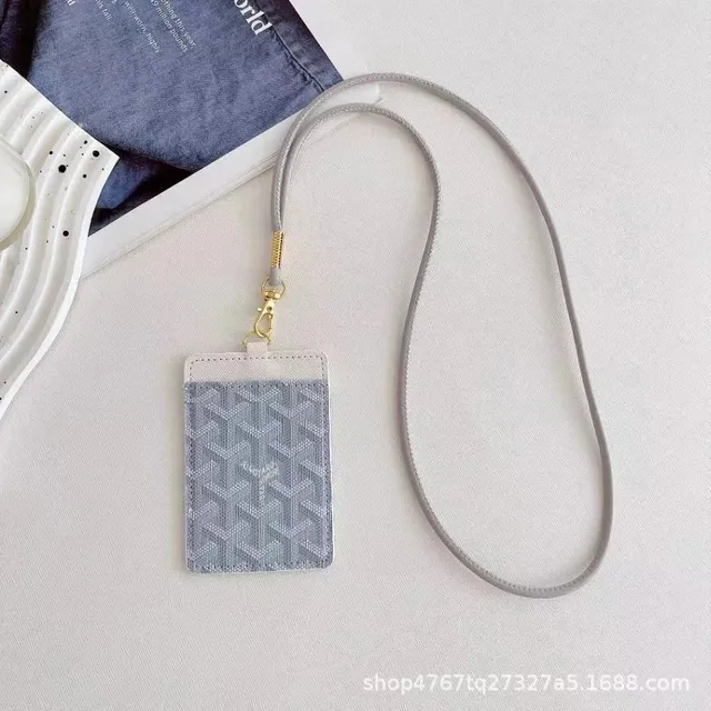 Goyard Cardholder Lanyard Goyardine Canvas