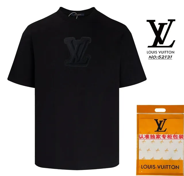 Louis Vuitton LV Logo T-Shirt Monogram Embossed
