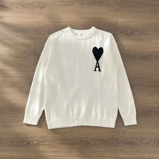 AMI Paris Knit Sweater Heart A Logo